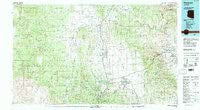 1:100,000-Scale Metric Topographic Map of Prescott, Arizona (60 × 30-Minute, Historical, 1981, 44.0" × 24.1") - Wide World Maps & MORE!