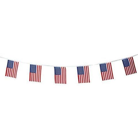 BNF GFLGBNT USA String Flags, 6 by 9" - Wide World Maps & MORE! - Lawn & Patio - BNF - Wide World Maps & MORE!