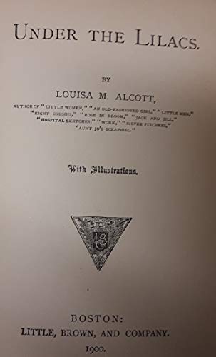 UNDER THE LILACS "Alcott - Wide World Maps & MORE! - Book - Wide World Maps & MORE! - Wide World Maps & MORE!