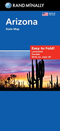 Rand McNally Easy To Fold: Arizona State Laminated Map - Wide World Maps & MORE!