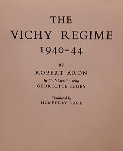 The Vichy Regime, 1940-44 - Wide World Maps & MORE! - Book - Wide World Maps & MORE! - Wide World Maps & MORE!