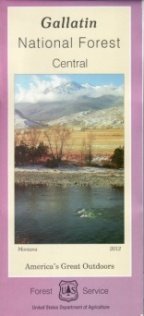 Gallatin National Forest, Central Area Topographic Map - Wide World Maps & MORE! - Book - Wide World Maps & MORE! - Wide World Maps & MORE!