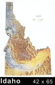 Raven Wall Map for the State of Idaho - Laminated - Wide World Maps & MORE! - Book - Wide World Maps & MORE! - Wide World Maps & MORE!