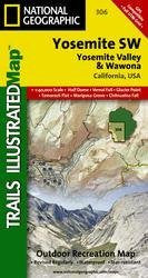 Yosemite SW, Yosemite Valley & Wawona, California, USA: Trails Illustrated Map: 1:40,000 Scale, Half Dome, Vernal Fall, Glacier Point, Tamarack Flat, - Wide World Maps & MORE! - Map - National Geographic Maps - Wide World Maps & MORE!