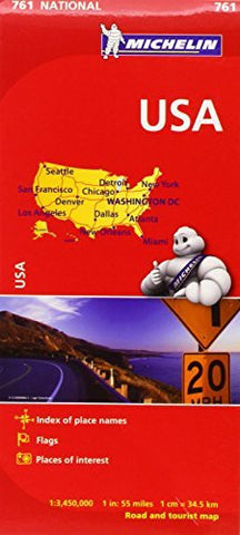 Michelin USA Road Map 761 (Maps/Country (Michelin)) - Wide World Maps & MORE! - Map - Michelin - Wide World Maps & MORE!