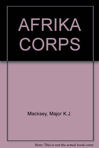 AFRIKA CORPS - Wide World Maps & MORE! - Book - Wide World Maps & MORE! - Wide World Maps & MORE!