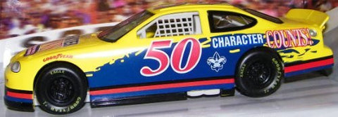 Hot Wheels #50 Pro Racing Boy Scouts 1:24 Character Counts 1998 Ford Thunderbird NASCAR - Wide World Maps & MORE! - Toy - Hot Wheels - Wide World Maps & MORE!