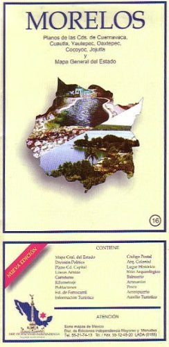 Morelos State & Cuernavaca City Map EIAGS (Spanish Edition) - Wide World Maps & MORE! - Book - Wide World Maps & MORE! - Wide World Maps & MORE!