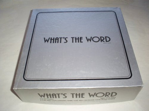 WHAT'S THE WORD: A fun and challenging game that will increase your word power - Wide World Maps & MORE! - Toy - Wide World Maps & MORE! - Wide World Maps & MORE!