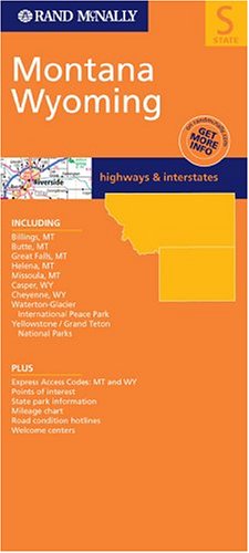 Rand McNally Montana, Wyoming: Highways & Interstates (Rand McNally Folded Map: States) - Wide World Maps & MORE! - Book - Wide World Maps & MORE! - Wide World Maps & MORE!