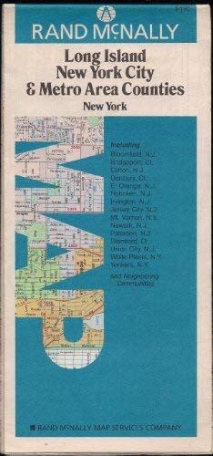 Rand Mcnally Map Long Island New York City & Metro Area Counties New York - Wide World Maps & MORE! - Book - Wide World Maps & MORE! - Wide World Maps & MORE!