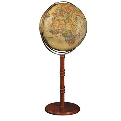 Replogle Globes Commander II Globe, 16-Inch, Antique-Style - Wide World Maps & MORE! - Globe - Replogle Globes - Wide World Maps & MORE!