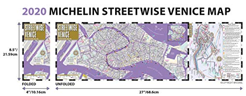 Streetwise Venice Map - Laminated City Center Street Map of Venice, Italy (Michelin Streetwise Maps) - Wide World Maps & MORE!