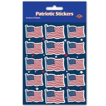 U S Flag Stickers - Wide World Maps & MORE! - Home - Beistle - Wide World Maps & MORE!