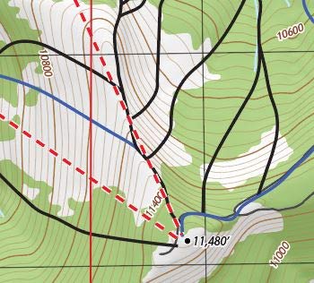 Vail Colorado Ski Area Topographic Keepsake Poster Map (with ski runs, lifts and gondolas; hiking trails, topo markings & elevation markings) - Wide World Maps & MORE! - Book - Wide World Maps & MORE! - Wide World Maps & MORE!