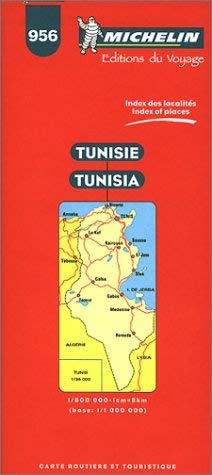 Michelin Tunisia Map No. 956 (Michelin Maps & Atlases) - Wide World Maps & MORE! - Book - Wide World Maps & MORE! - Wide World Maps & MORE!