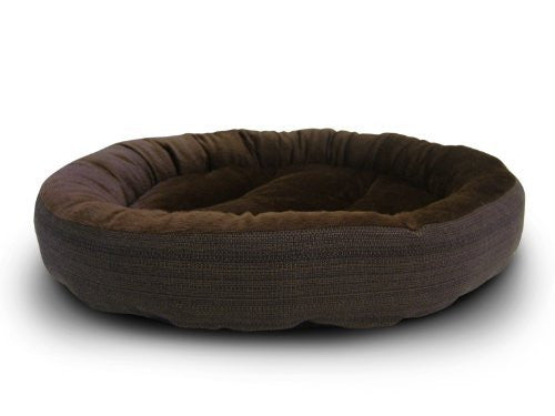 AKC Casablanca Round Solid Pet Bed | Wide World Maps & MORE!