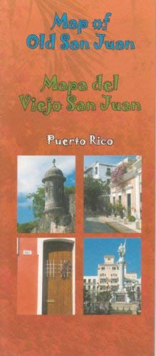 Old San Juan (Puerto Rico) Map (English and Spanish Edition) - Wide World Maps & MORE! - Book - Wide World Maps & MORE! - Wide World Maps & MORE!