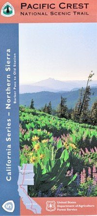 Pacific Crest Trail Northern Sierra Hiking Map - Wide World Maps & MORE! - Book - Wide World Maps & MORE! - Wide World Maps & MORE!