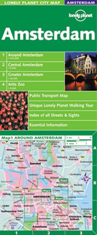 Lonely Planet Amsterdam: City Map (City Maps Series) - Wide World Maps & MORE! - Book - Wide World Maps & MORE! - Wide World Maps & MORE!