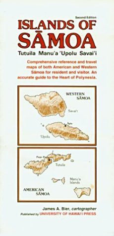 Islands of S&#x0101;moa: Reference Map of Tutuila, Manu'a, 'Upolu, and Savai'i - Wide World Maps & MORE! - Book - Brand: Univ of Hawaii Pr - Wide World Maps & MORE!