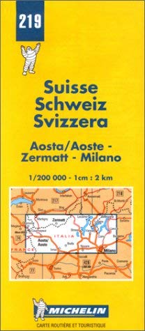 Michelin Suisse/Schweiz/Svizzera: Aosta/Aoste-Zermatt-Milano (Michelin Maps) - Wide World Maps & MORE! - Book - Wide World Maps & MORE! - Wide World Maps & MORE!