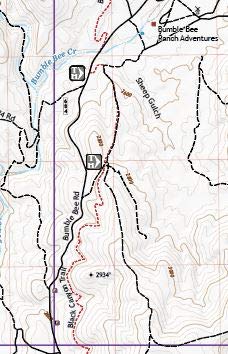 Bumble Bee, Arizona / Off-Road Series - Wide World Maps & MORE! - Map - Adventure iDiaz Maps - Wide World Maps & MORE!