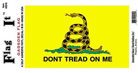 Gadsden (5x8) decal for auto, truck or boat - Wide World Maps & MORE! - Automotive Parts and Accessories - Flag It - Wide World Maps & MORE!