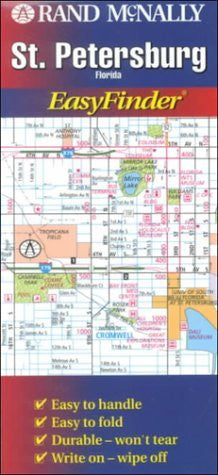 Rand McNally St. Petersburg Easyfinder Map - Wide World Maps & MORE! - Book - Wide World Maps & MORE! - Wide World Maps & MORE!