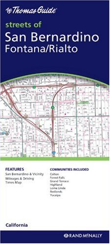 San Bernardino, Fontana Rialto California - Wide World Maps & MORE! - Book - Rand McNally - Wide World Maps & MORE!