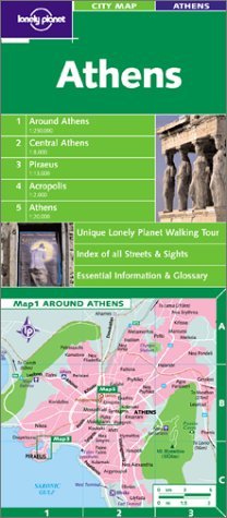 Lonely Planet Athens: City Map (City Maps) - Wide World Maps & MORE! - Book - Brand: Lonely Planet Publications - Wide World Maps & MORE!