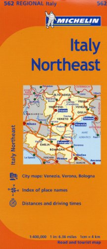 Michelin Italy: Northeast Map 562 (Maps/Regional (Michelin)) - Wide World Maps & MORE!