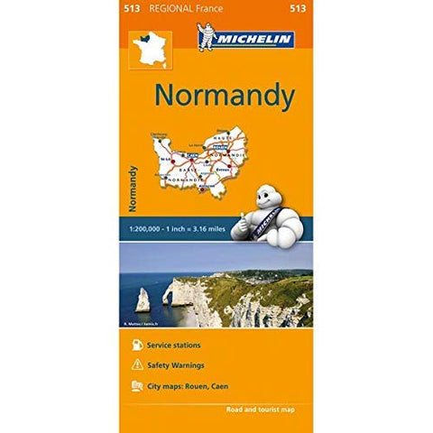 Normandy Road and Tourist Map - Wide World Maps & MORE! - Map - Michelin Travel & Lifestyle - Wide World Maps & MORE!