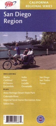 AAA San Diego Region: Blythe, Carlsbad, El Centro, Escondido, Indio, Julian, La Jolla, Oceanside, Sa - Wide World Maps & MORE! - Book - Wide World Maps & MORE! - Wide World Maps & MORE!