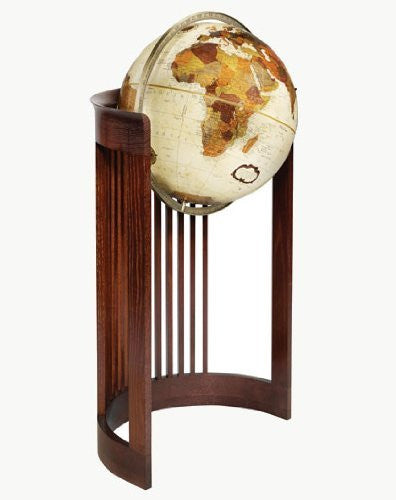 Replogle Globes Barrel Globe, Bronze Metallic Finish, 16-Inch Diameter - Wide World Maps & MORE! - Home - Replogle Globes - Wide World Maps & MORE!