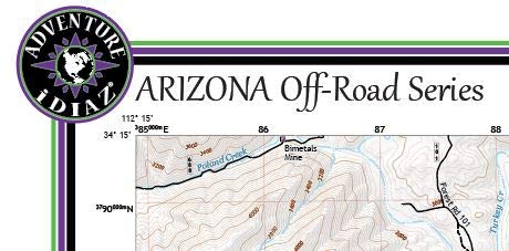 Bumble Bee, Arizona / Off-Road Series - Wide World Maps & MORE! - Map - Adventure iDiaz Maps - Wide World Maps & MORE!