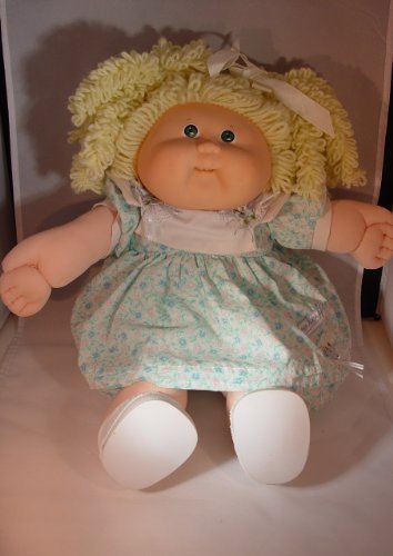 Near Mint 1982 Vintage Original Cabbage Patch Kids Doll Blonde Hair Blue Eyes 16" Tall - Wide World Maps & MORE! - Single Detail Page Misc - Cabbage Patch Kids - Wide World Maps & MORE!