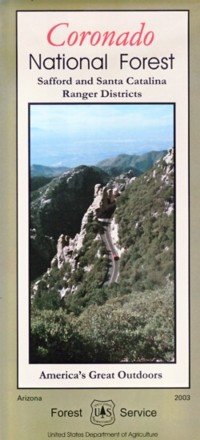 Coronado National Forest Map (Safford & Santa Catalina Ranger Districts) - Waterproof [Collectible - Good] - Wide World Maps & MORE! - Map - United States Department of Agriculture - Wide World Maps & MORE!