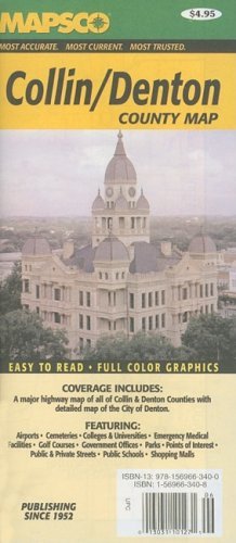 Mapsco Collin/Denton County Map - Wide World Maps & MORE! - Book - MAPSCO - Wide World Maps & MORE!