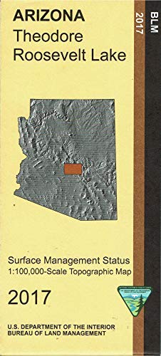 Theodore Roosevelt Lake Surface Management Status 1:100,000-Scale Topographic Map - Wide World Maps & MORE! - Map - Department of the Interior - Wide World Maps & MORE!