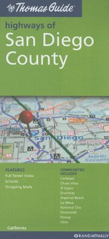 The Thomas Guide Highways of San Diego County, California - Wide World Maps & MORE! - Book - Wide World Maps & MORE! - Wide World Maps & MORE!