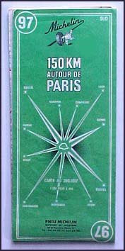 1964 Michelin 150KM Autour De Paris 97 - Wide World Maps & MORE! - Book - Wide World Maps & MORE! - Wide World Maps & MORE!
