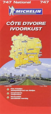 Michelin Cote d'Ivoire / Ivory Coast - Wide World Maps & MORE! - Book - Wide World Maps & MORE! - Wide World Maps & MORE!