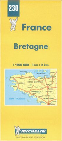 Michelin Bretagne (Brittany), France Map No. 230 - Wide World Maps & MORE! - Book - Wide World Maps & MORE! - Wide World Maps & MORE!