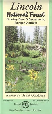 Lincoln National Forest, Smokey Bear & Sacramento Ranger District - Wide World Maps & MORE! - Map - United States Department of Agriculture - Wide World Maps & MORE!