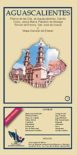 Aguascalientes State & Aguascalientes City Map EIGAS - Wide World Maps & MORE! - Book - Wide World Maps & MORE! - Wide World Maps & MORE!