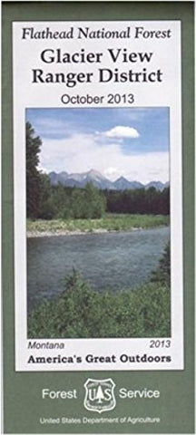 Flathead National Forest Map: Glacier View Ranger District, Montana - Wide World Maps & MORE! - Map - United States Department of Agriculture - Wide World Maps & MORE!