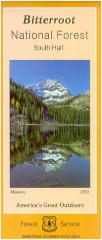 Map: Bitterroot National Forest Map South Half - Wide World Maps & MORE! - Book - Wide World Maps & MORE! - Wide World Maps & MORE!