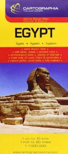 Egypt (Cartorgraphia Maps) (English, French, and German Edition) - Wide World Maps & MORE! - Map - Cartographia - Wide World Maps & MORE!