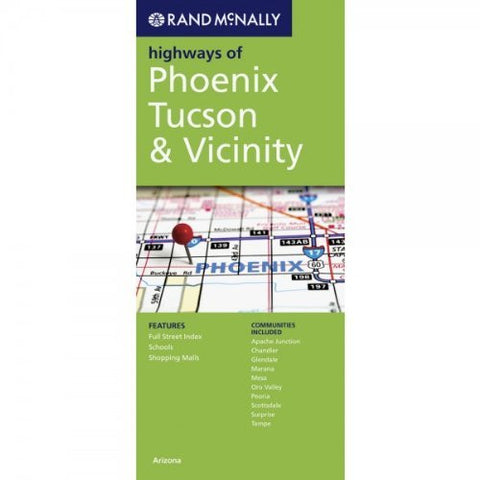 Rand McNally Folded Map: Phoenix, Tucson Highways - Wide World Maps & MORE! - Book - Wide World Maps & MORE! - Wide World Maps & MORE!